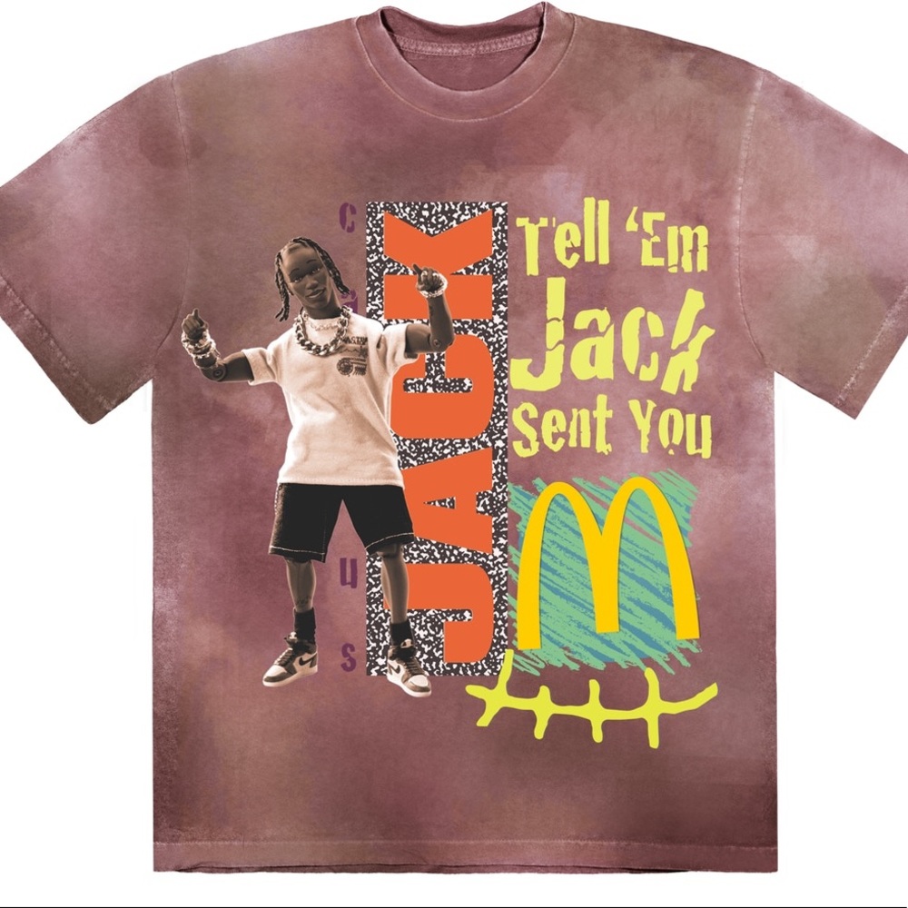 Cactus Jack x McDonalds Jack Smile T-Shirt II